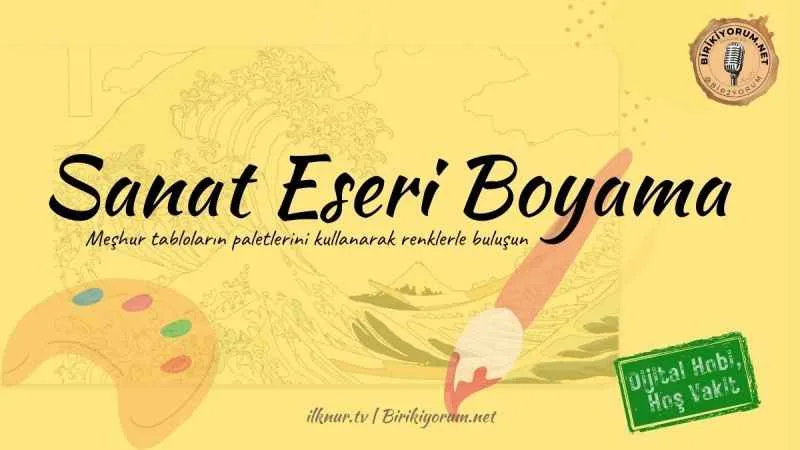 Sanat Eseri Boyama Kitabı