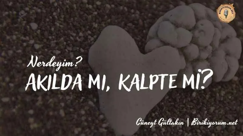 Nerdeyim? Akılda mı, Kalpte mi?