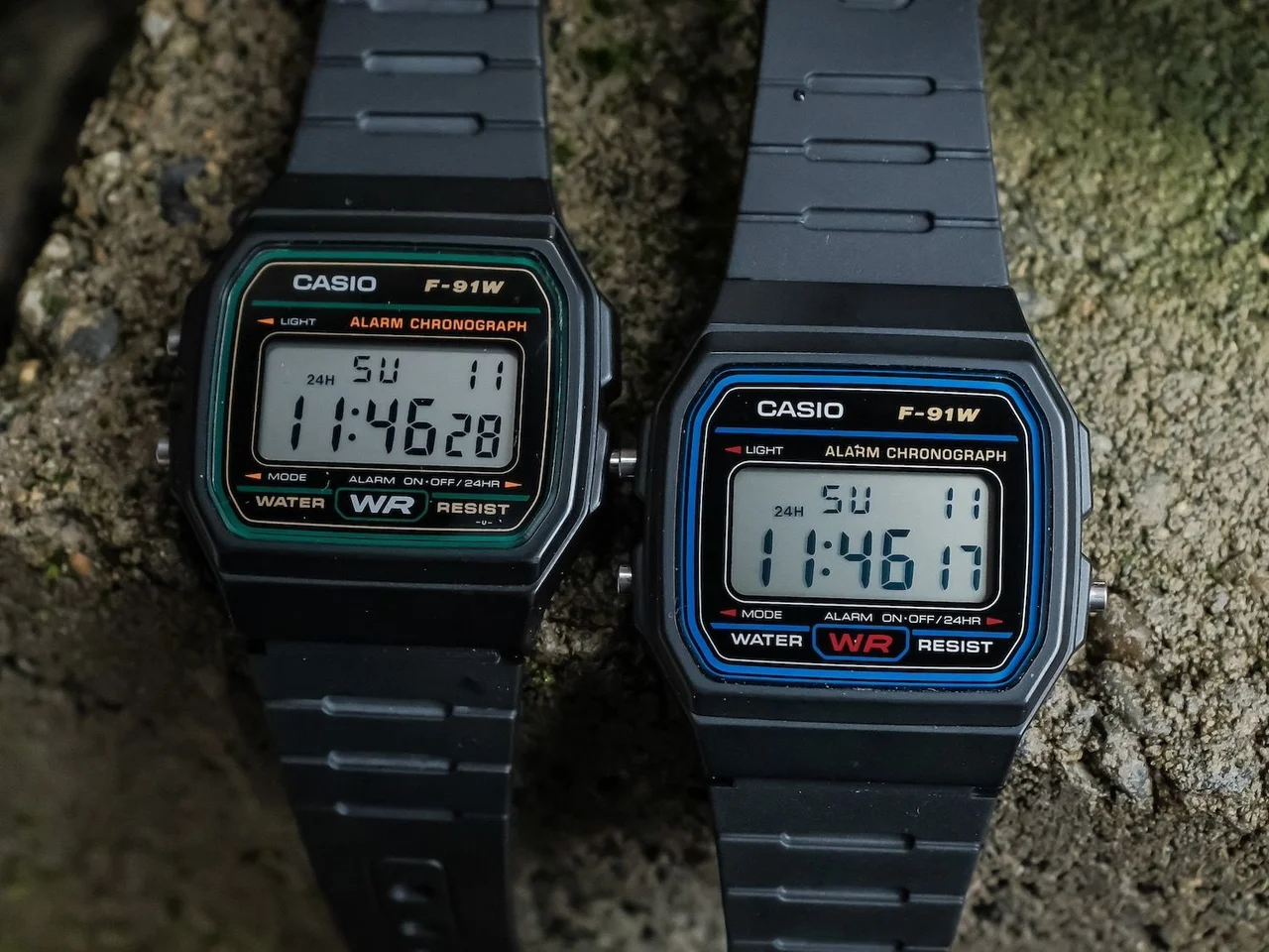 1.Casio F-91W